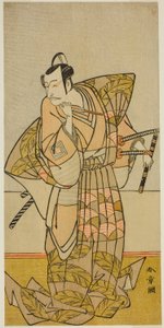 Der Schauspieler Ichikawa Danjuro V als Chichibu no Shigetada