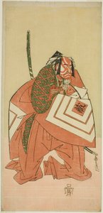 Der Schauspieler Ichikawa Danzo III als Sanada no Yoichi (?) im Stück Sanada no Yoichi Banjaku no Iezuto (?), aufgeführt im Morita-Theater (?) im elften Monat, 1767 (?) von Katsukawa Shunsho