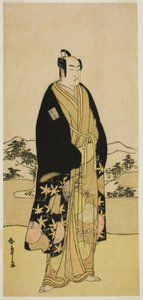 Der Schauspieler Ichikawa Monnosuke II in einer unbekannten Rolle