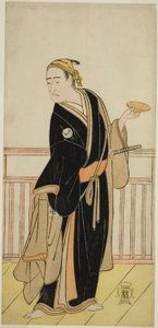 Der Schauspieler Ichikawa Yaozo III als Oboshi Yuranosuke im Stück Kanadehon Chushingura, aufgeführt im Nakamura-Theater im fünften Monat, 1786