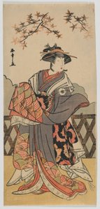 Der Schauspieler Iwai Hanshiro IV, Edo-Periode, späte 1780er Jahre von Katsukawa Shunsho