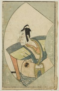 Der Schauspieler Matsumoto Koshiro II, aus "Ein Bilderbuch der Bühnenfächer (Ehon butai ogi)" von Katsukawa Shunsho