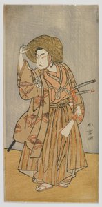 Der Schauspieler Matsumoto Koshiro IV als Nagoya Sanzaburo, Edo-Periode