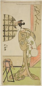 Der Schauspieler Nakamura Noshio I in einer unidentifizierten Rolle von Katsukawa Shunsho