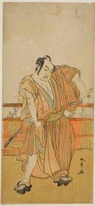 Der Schauspieler Nakamura Sukegoro II in einer unbekannten Rolle