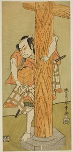 Der Schauspieler Otani Hiroji III in einer unbekannten Rolle von Katsukawa Shunsho