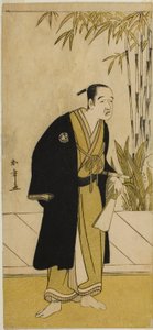 Der Schauspieler Otani Tomoemon I als Kajino Choan (?) im Stück Hono Nitta Daimyojin (?), aufgeführt im Morita Theater (?) im siebten Monat, 1777 von Katsukawa Shunsho