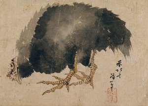 Album von Skizzen von Katsushika Hokusai und seinen Schülern, 19. Jahrhundert von Katsushika Hokusai