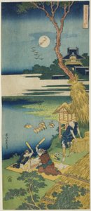 Ariwara no Narihira, aus der Serie Ein wahrer Spiegel chinesischer und japanischer Gedichte