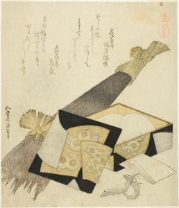 Klettenwurzel (Kurama gobo), aus der Serie "Eine Auswahl von Pferden (Uma-zukushi)"