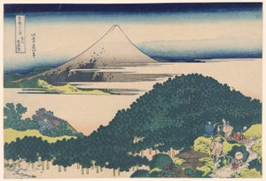 Kissen-Kiefer in Aoyama, aus der Serie "36 Ansichten des Berges Fuji" von Katsushika Hokusai