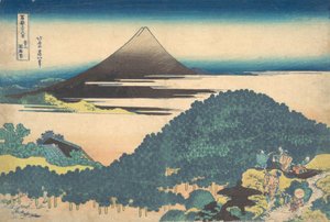 Kissenkiefer in Aoyama, aus der Serie Sechsunddreißig Ansichten von von Katsushika Hokusai