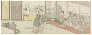 Tanzvorführung von Katsushika Hokusai