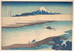 Fuji—Der Tama-Fluss, Provinz Musashi, aus der Serie Sechsunddreißig Ansichten des Berges Fuji