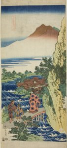 Harumichi no Tsuraki, aus der Serie "Ein wahrer Spiegel japanischer und chinesischer Gedichte (Shiika shashin kyo)" von Katsushika Hokusai
