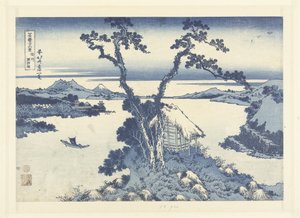 Der Suwa-See in der Provinz Shinano