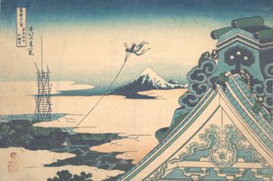Honganji in Asakusa in Edo aus der Serie Sechsunddreißig Ansichten
