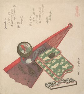 Pferdemuster Koma shobu, aus der Serie Pferde, 1822 von Katsushika Hokusai
