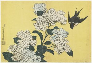 Hortensie und Schwalbe, ca. 1832