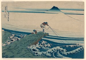 Kajikazawa in der Provinz Kai (Koshu Kajikazawa) aus der Serie, Sechsunddreißig Ansichten des Berges Fuji