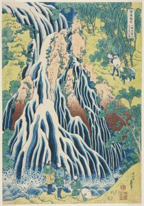Kirifuri-Wasserfall, aus der Serie Rundgang zu den Wasserfällen in verschiedenen Provinzen von Katsushika Hokusai