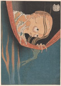Kohada Koheiji, aus der Serie "Hundert Geistergeschichten" von Katsushika Hokusai