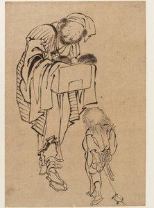 Mann und Junge, Edo-Periode
