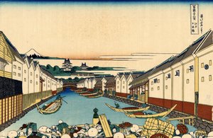 Nihonbashi-Brücke in Edo (um 1830)