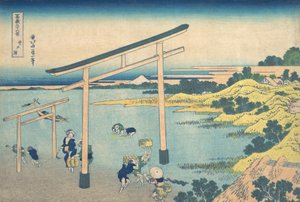 Noboto Bay Noboto no ura, aus der Serie Sechsunddreißig Ansichten des Berges Fuji Fugaku ..., ca. 1830-32 von Katsushika Hokusai