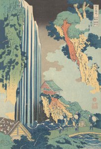 Ono-Wasserfall auf der Kisokaido, aus der Serie Eine Tour durch Wa von Katsushika Hokusai