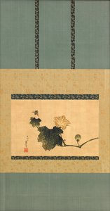 Kürbis und Rebe und Pferdefliege, Edo-Periode, ca. 1825