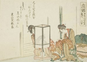 Shono, aus einer unbetitelten Serie der dreiundfünfzig Stationen des Tokaido von Katsushika Hokusai