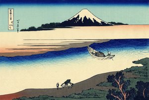 Tama-Fluss in der Provinz Musashi (um 1830) von Katsushika Hokusai