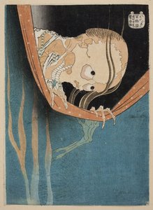 Der Geist von Kohada Koheiji (Aus Einhundert Geschichten - Hyaku monogatari) von Katsushika Hokusai