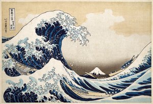 Die große Welle vor Kanagawa aus der Serie 
