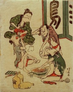 Trinkgelage von Katsushika Hokusai