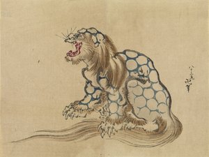 Ohne Titel, um 1890 von Katsushika Hokusai