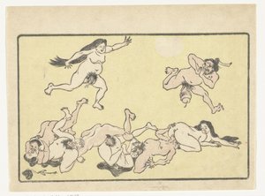 Orgie von Kawanabe Kyosai