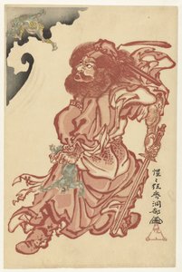 Shoki, der Quälgeist der Dämonen von Kawanabe Kyosai