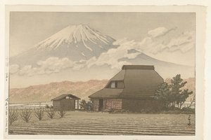 Fuji vom Dorf Narusawa aus