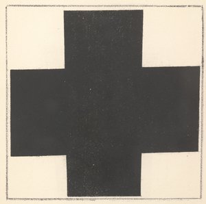 Schwarzes Kreuz aus "Suprematismus: 34 Zeichnungen"