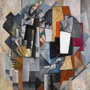 Schreibtisch und Zimmer von Kazimir Severinovich Malevich