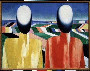 Bauern von Kazimir Severinovich Malevich