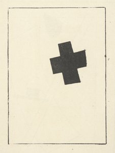 Kleines schwarzes Kreuz, geneigt aus Suprematismus: 34 Zeichnungen von Kazimir Severinovich Malevich