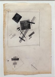 Suprematistische Komposition (Zeichnung)