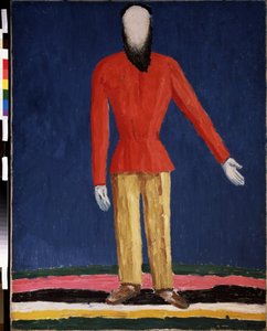 Ein Bauer von Kazimir Severinovich Malevich