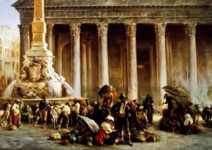 Der Quacksalber der Piazza Rotondo, Rom