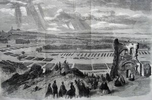 Die Überprüfung durch Ihre Majestät der Gewehrfreiwilligen, 1860