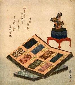 Musterbücher von Brokatdesigns von Keisai Eisen