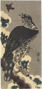 Adler und Spatz von Keisai Eisen